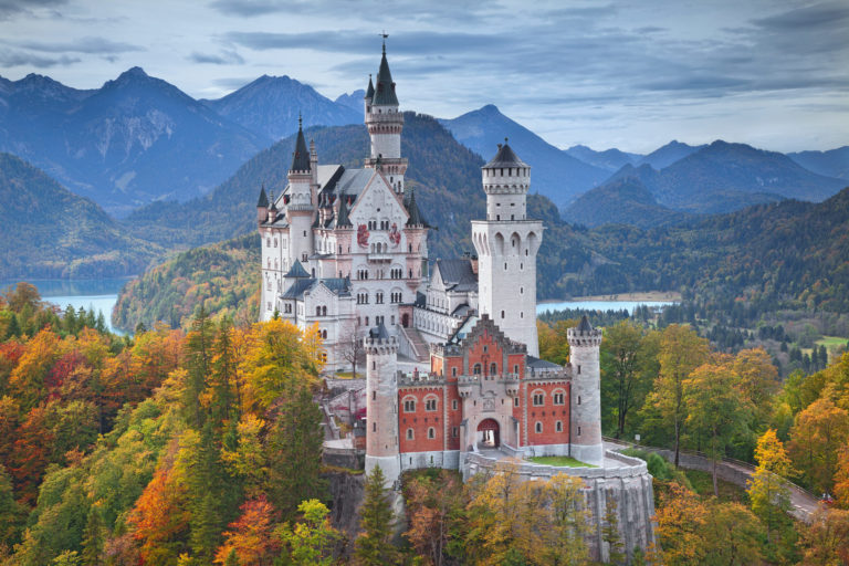 Blick in die Region Schloss Neuschwanstein
